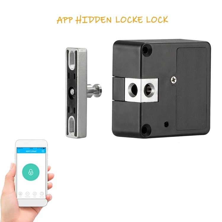 TTlock Phone App RFID Card Invisible Cabinet Lock Remote Control Electronic Drawer Lock