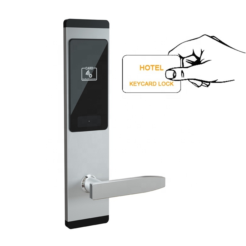 High Quality Electronic Hotel Key Card Smart Wooden Door Lock For Hotel/Inn/Apartment