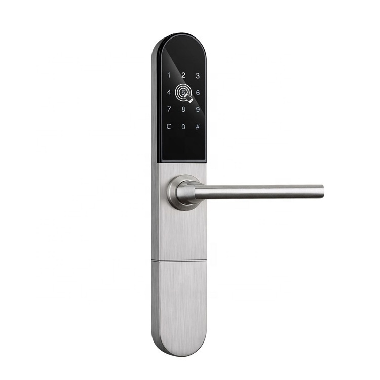 Smart Door Lock With TTlock Electronic Rfid Digital Code Aluminum Sliding Glass Hook Door Lock