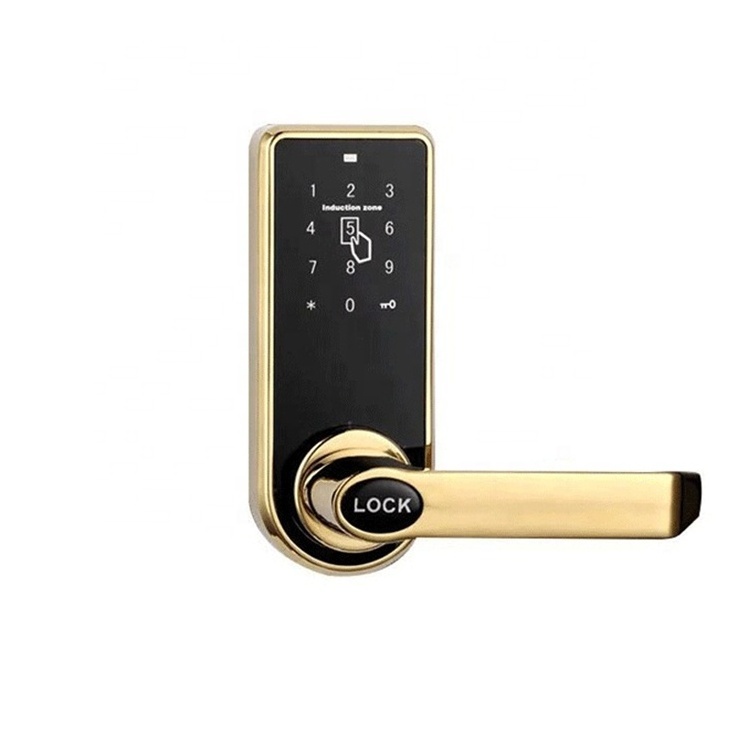 Gold Keyless Pin Code Door Locks Number Lock Key Safe Password Lock