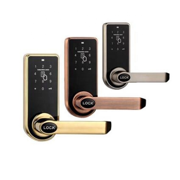 Gold Keyless Pin Code Door Locks Number Lock Key Safe Password Lock