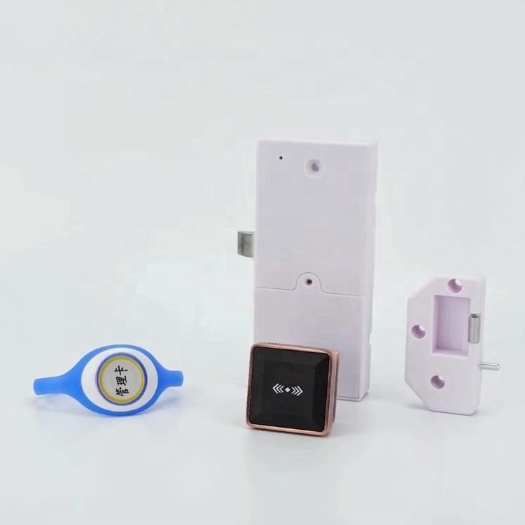 Square RFID Keyless Sliding Drawer Lock Smart Furniture Locker Lock