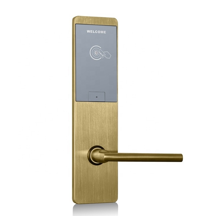 High Quality Proximity RFID Keycard Electronic Hotel Door Lock Series Smart Handle Lock