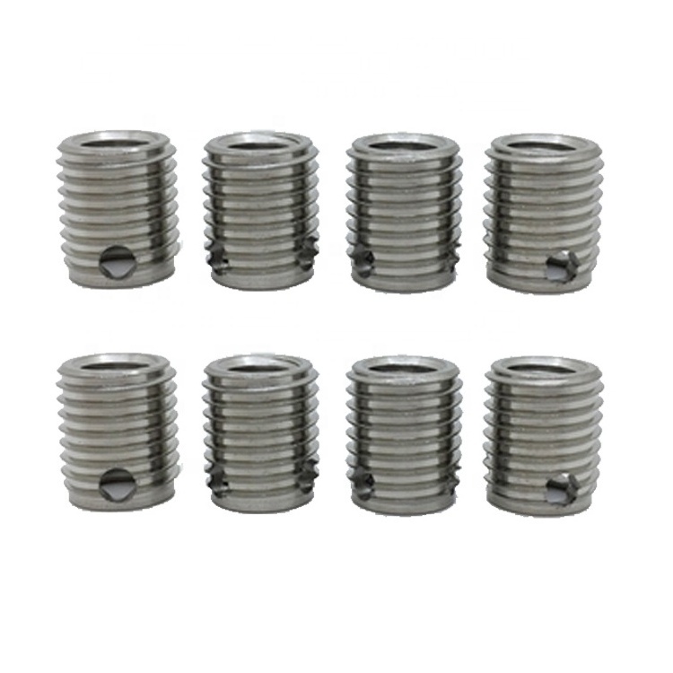 307 308 Series Stainless Steel Three Hole-type Self-tapping Thread Inserts Threaded Sleeve M4*0.7