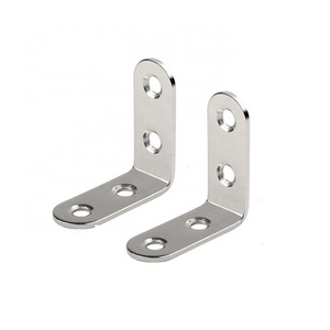 Stainless Steel 90-degrees L Shape Angle Brackets Corner Mounting Supporting Brackets