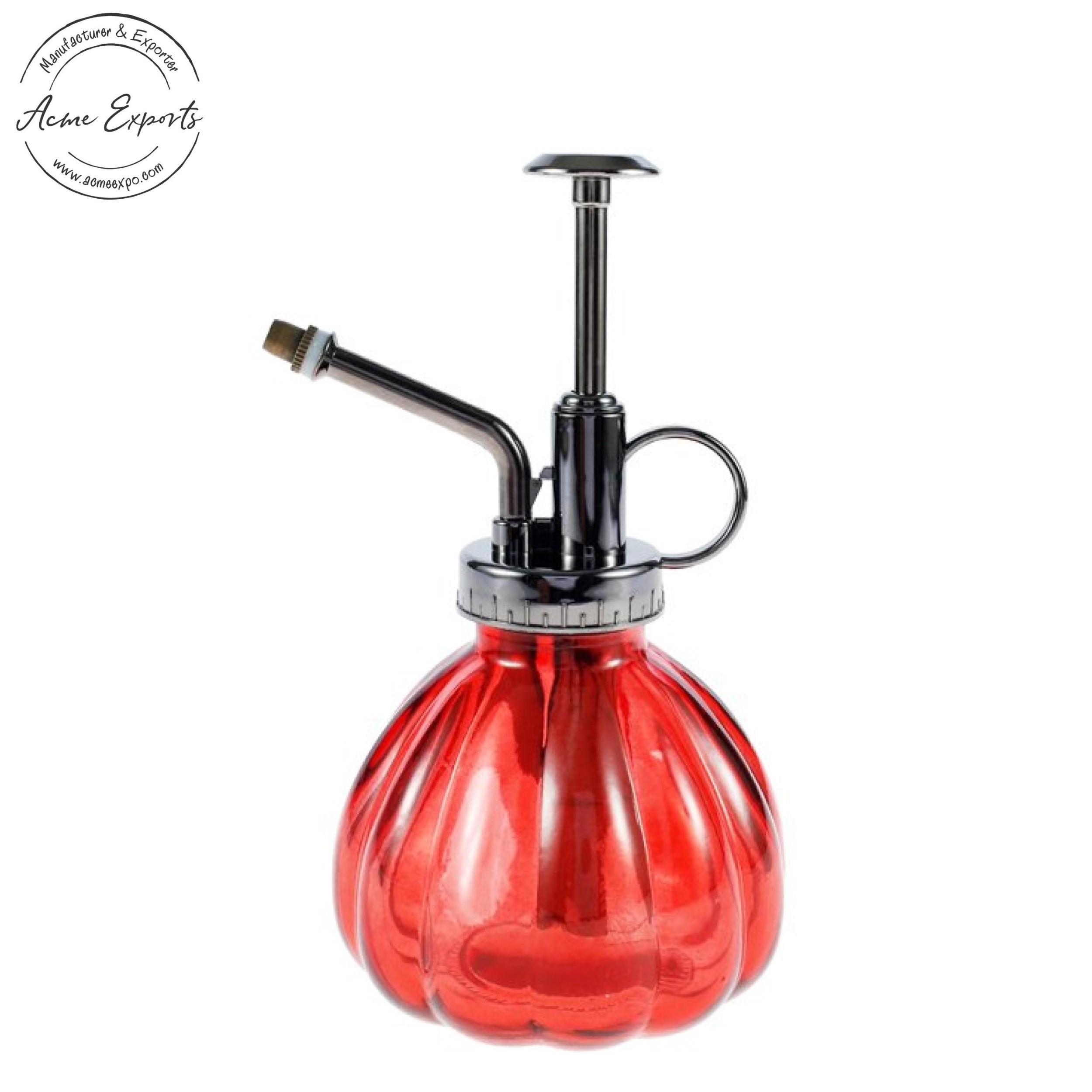 Luxury Quality Small Red Glass Plant Mister Sprayer Used for Succulent Plants Watering Indoor Plants Home and Office Gardening