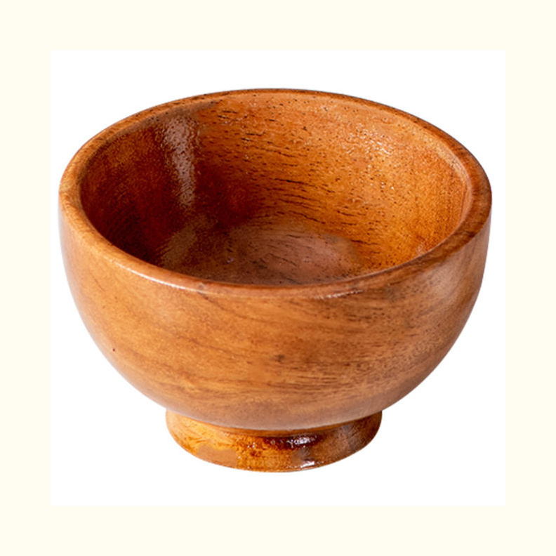 Eco Friendly Round Wooden Dough Bowls natural polish finished Wholesale Mango Wood Dough Bowl for Kneading