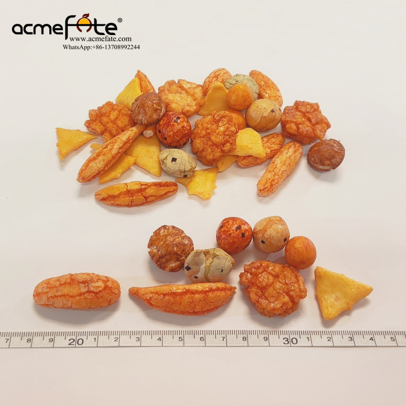 Wholesale Gluten Free Korean rice cracker mix rice crackers coated peanut crackers grain snacks with Halal