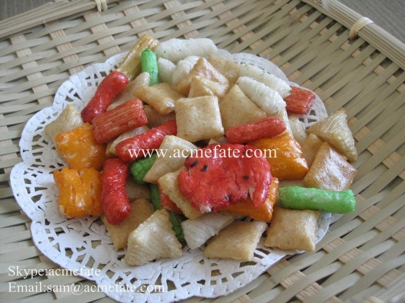 Healthy japanese rice crackers oem mix rice cracker for wholesale