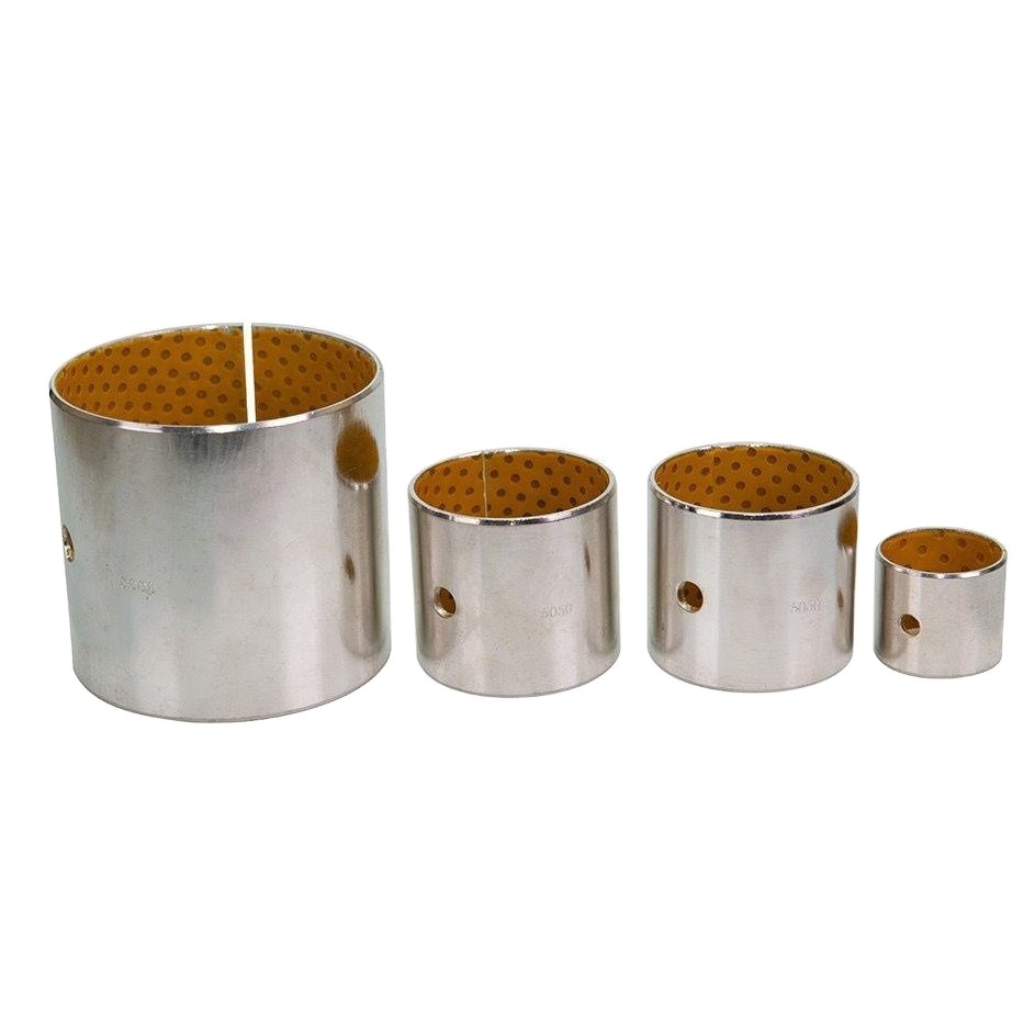 SF-2  Oilless Bimetal Sliding Self Lubricating Bearing Bushing for chassis of automobiles