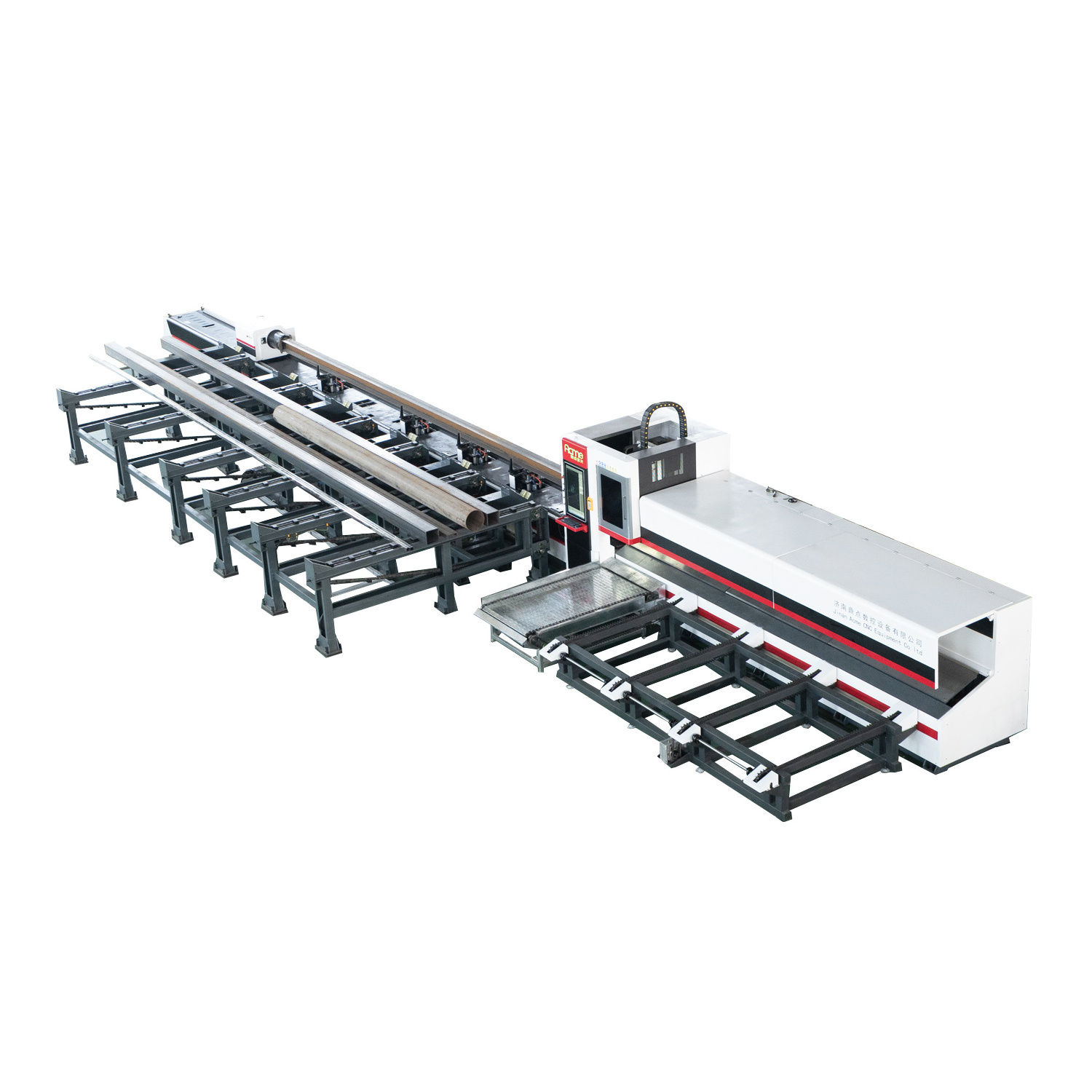 Auto Focus 1000W 2000W 3000W Angle Channel Steel I H Beam Metal Fiber Laser 6m--12m Length CNC Tube Pipe Laser Cutting Machine