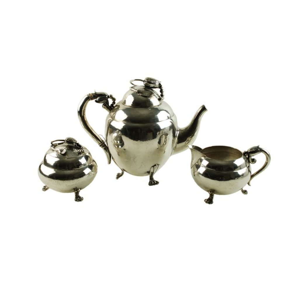 Tea and Coffee Serving Kettle Marvelous Design Gold Polished Table Top Stainless Steel Brass Coffee Tea Pots From India