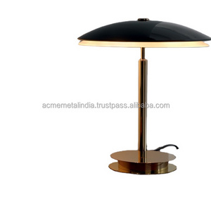 Living Room Table Lamp New Modern Luxury Umbrella Shape Table Lamp With Golden And Silver Colored Base For Indoor Lighting Decor