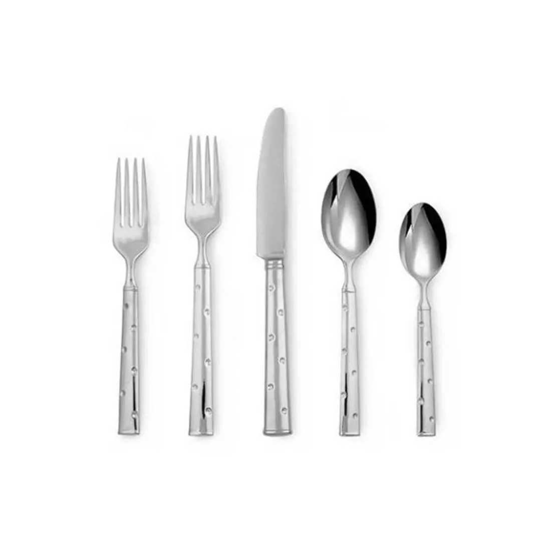 Silverware Kitchenware Flatware Tabletop Teaspoon Cutlery Ware Serving Ware Mealtime Essentials Stainless Steel Mirror Polished