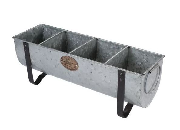 Storage Organization Galvanized Tool Caddy With Black Colour Stand Four Storage And Organisation With Wall Mounted Shelving Unit