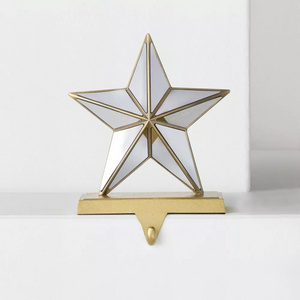 Hanging Stocking Holder Star Shape With Silver Color Festive Party On Best Reasonable Price Christmas Accessories Holder