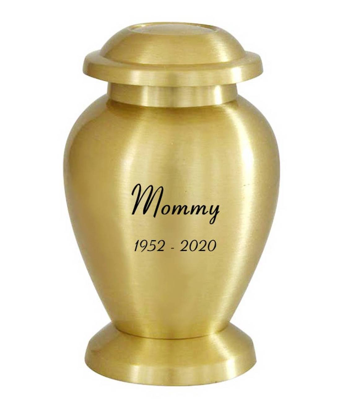 Funeral Supplies Metal Coffin Casket Funeral Supplies With Gold Colour And Custom Design Enamelled Design Cremation Ashes Urn