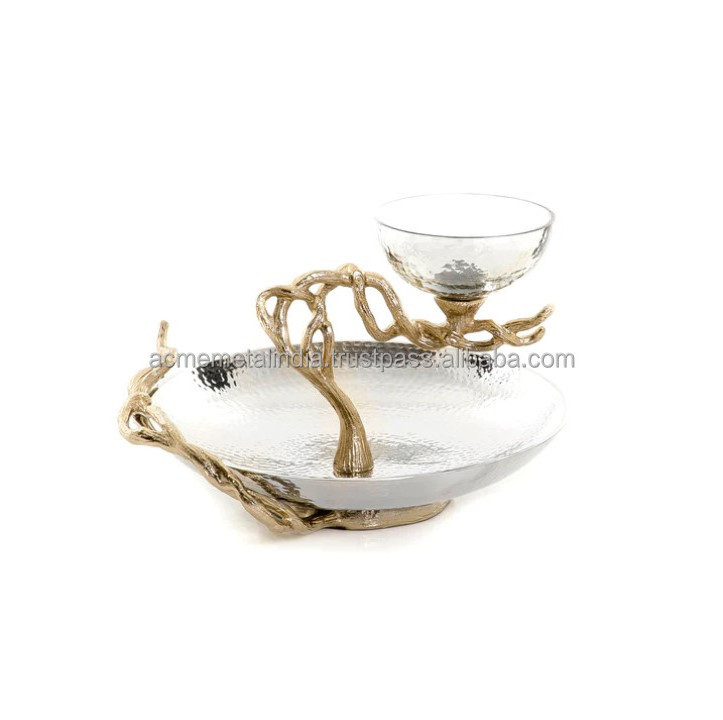 Superior Quality Gold Plated Bowl Metal Large Size Food Serving Bowl Top Seller Tableware Kitchen Mixing Bowl