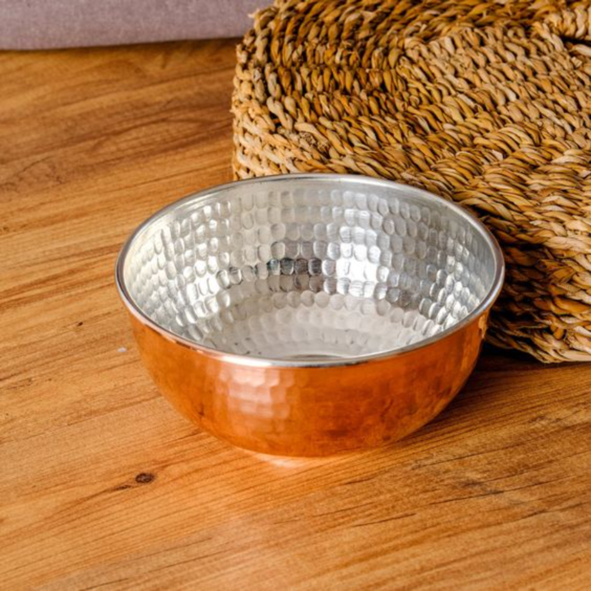 Deluxe Quality Food Bowl and Dish Hotel Ware Serverware Dish Hammered Design Round Kitchenware Mixing Bowl