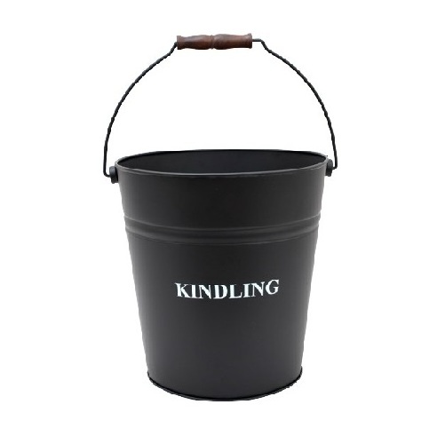 Iron Ash Bucket With Lid Coal Bucket For Fireplace Fire Pits Burning Stove Pellet Copper Bucket Storage Can And Accessories