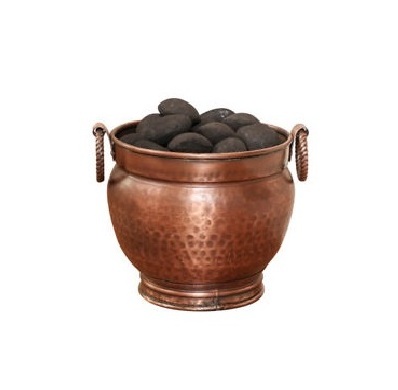 Iron Ash Bucket With Lid Coal Bucket For Fireplace Fire Pits Burning Stove Pellet Copper Bucket Storage Can And Accessories