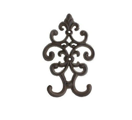 Handmade Traditional Iron Large Size Antique Design Wall Hooks Hanger Hat Bags Clothes Heavy Duty Coat Hooks