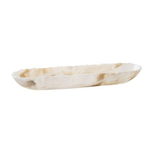 Large Size Natural Horn Pastry Snacks Serving Tray Hot Selling Customized Shape Solid Horn Food Tray In Lowest Price