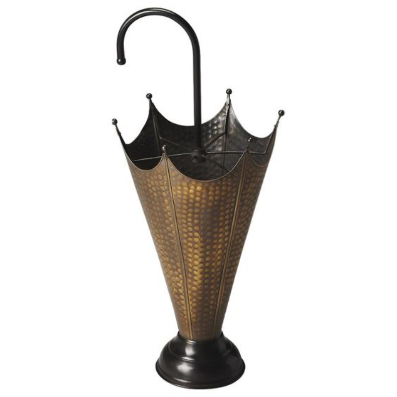 Top Selling High Quality Metal Umbrella Standing Bucket Classic Modern Design Round Shape Umbrella Stand From India