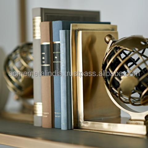 Reading Accessories  Adjustable Creative Books End and Holder For Table Decor Custom Brass High Quality Brass New Modern Metal