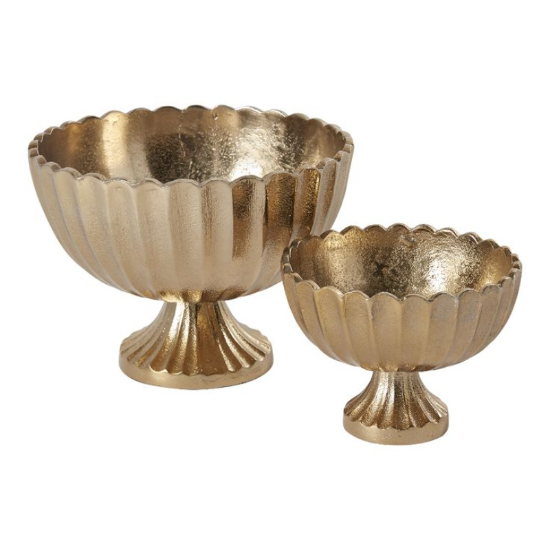 Home Kitchenware Food Mixing Bowl Gold Plated Metal Handmade Tableware Best Selling Dessert Serving Bowl For Sale