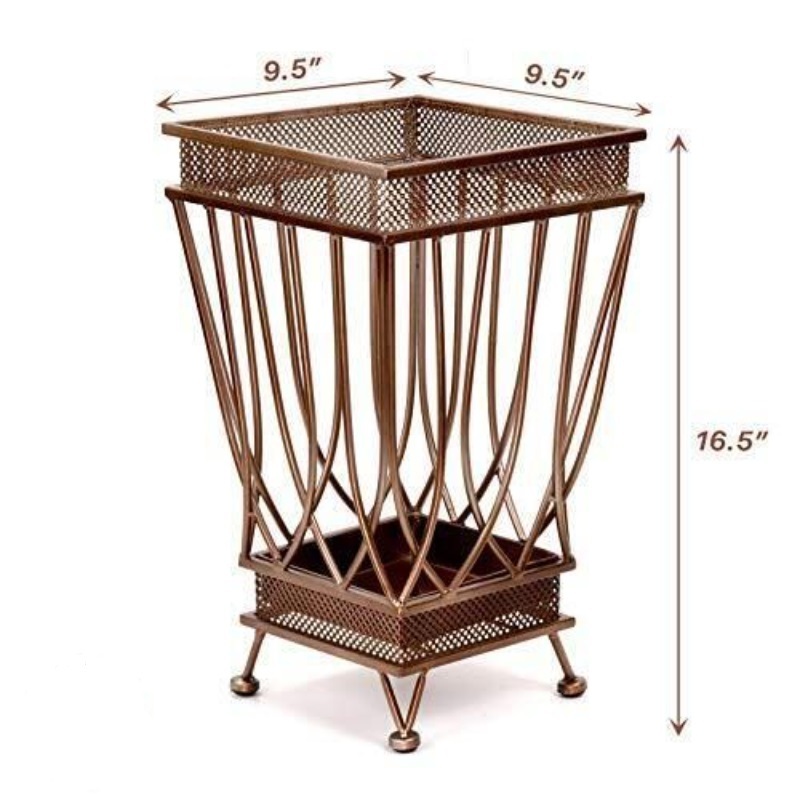 Latest Design Square Shape Metal Umbrella Holder Finest Quality Household Iron Umbrella Stand At Attractive Price