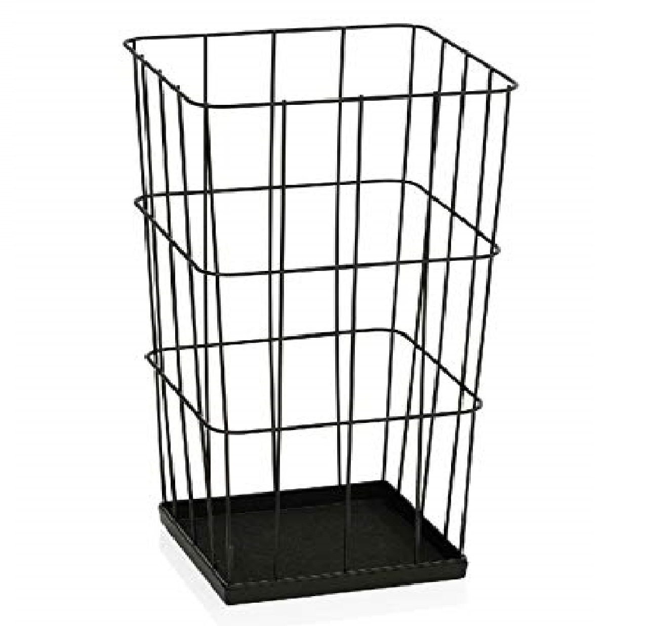 Metal Rain Gear Umbrella Stand Greatest Quality Meal Black Powder Coated Solid Iron Umbrella Holder and Stand In India