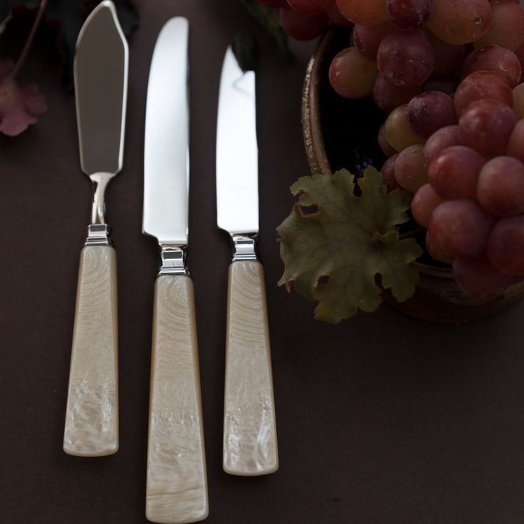 Cutlery Flatware Set Wedding Party Gift Flatware Sets Acrylic Handle Stainless Steel Mirror Polished Cutlery Spoon Set