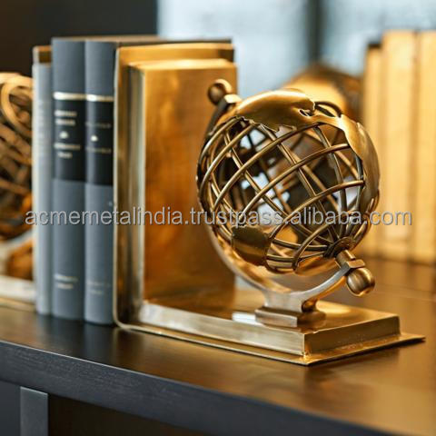 Reading Accessories  Adjustable Creative Books End and Holder For Table Decor Custom Brass High Quality Brass New Modern Metal