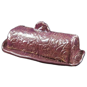 Embossed Design Copper Butter Dishes Plates Exclusive Quality Large Size Customized Shape Copper Table Top Butter Dish