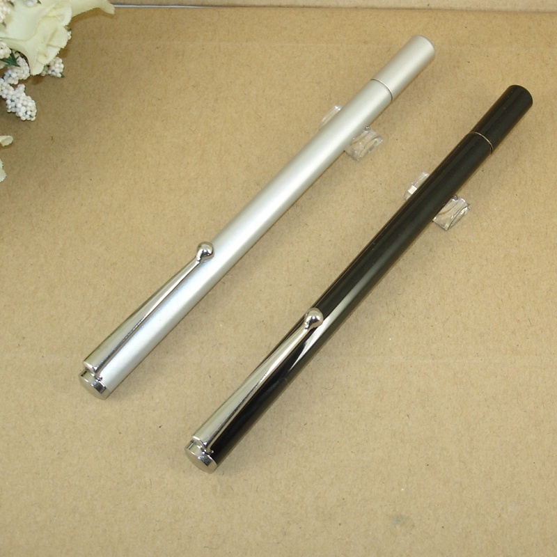 Hot Sale School Stationery 2 in 1 Multifunction Pen Retractable Baton Section 6 Stainless Steel Telescopic Magic Teacher BallPen