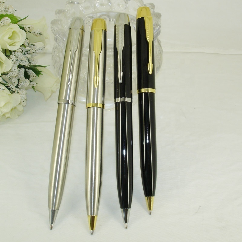 ACMECN Hot Sale Popular Black Ballpoint Pen Famous Style Writing Stationery Logo Promotion Gifts Pens