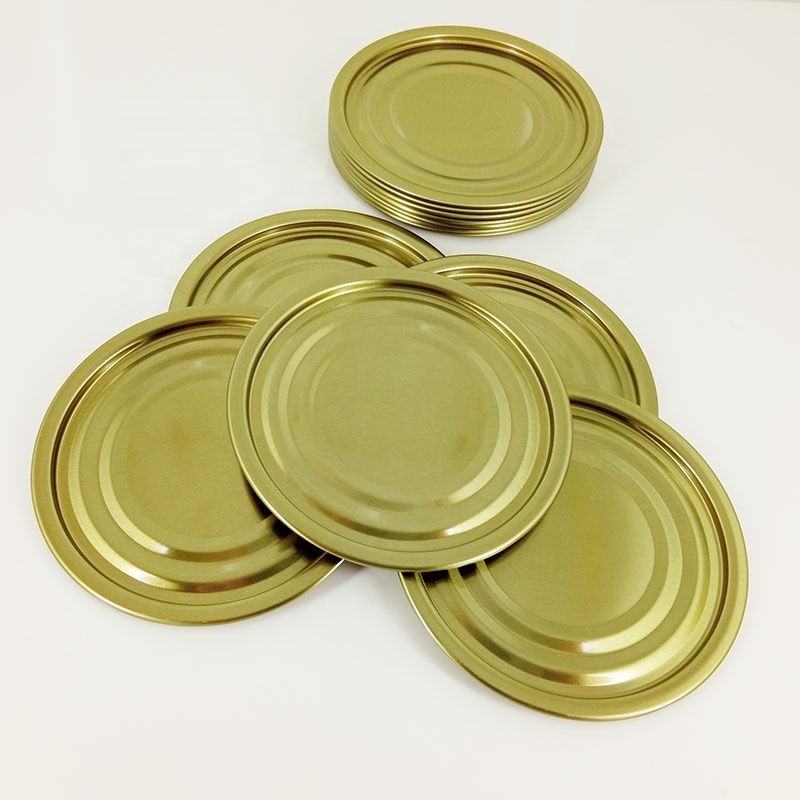 Can Lid 73mm Metal Bottom End Custom Size Tinplate Cover Food Canister Tin Ends Tomato Paste Metal Cans Lids