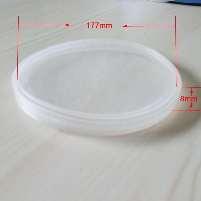 701 Big Plastic Lid for Tin Can Custom Design 177mm Protein Powder Can Covers