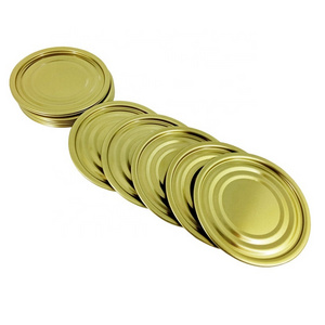 Can Lid 73mm Metal Bottom End Custom Size Tinplate Cover Food Canister Tin Ends Tomato Paste Metal Cans Lids