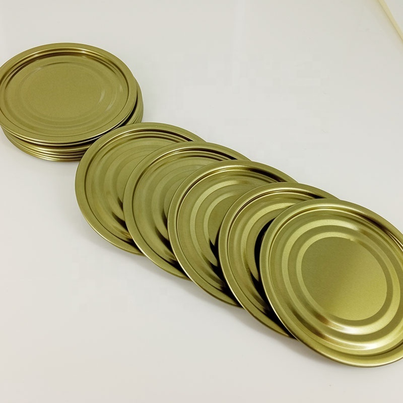 Can Lid 73mm Metal Bottom End Custom Size Tinplate Cover Food Canister Tin Ends Tomato Paste Metal Cans Lids