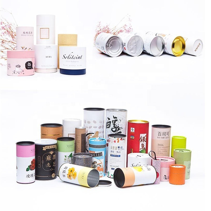 Custom Printing Recyclable Lip Balm Paper Packaging Pet Can with Aluminium Foil Easy Peel Off Lid