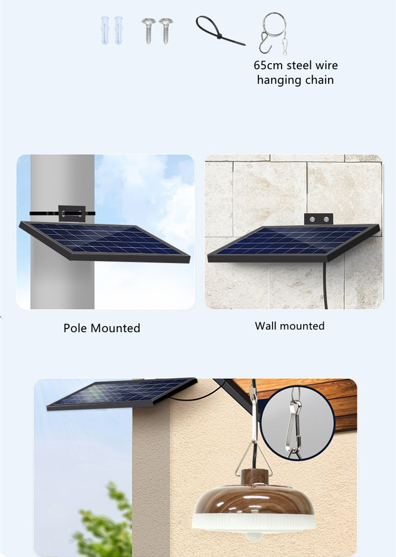 Easy Installation Hallway Bedroom Flush Mount Surface Down Emergency Indoor Outdoor Led Solar Ceiling Light