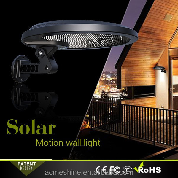 Solar Wall Light Outdoor Solar Sconce Motion Sensor Wireless   Solar Address Light Fence Patio Porch Decoration Wall Lights