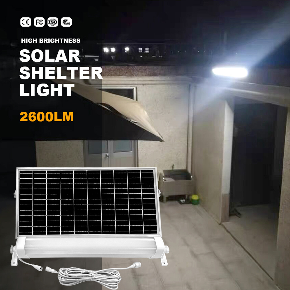 Solar batten light Farm shed light led tri-proof light outdoor energy saving indoor use