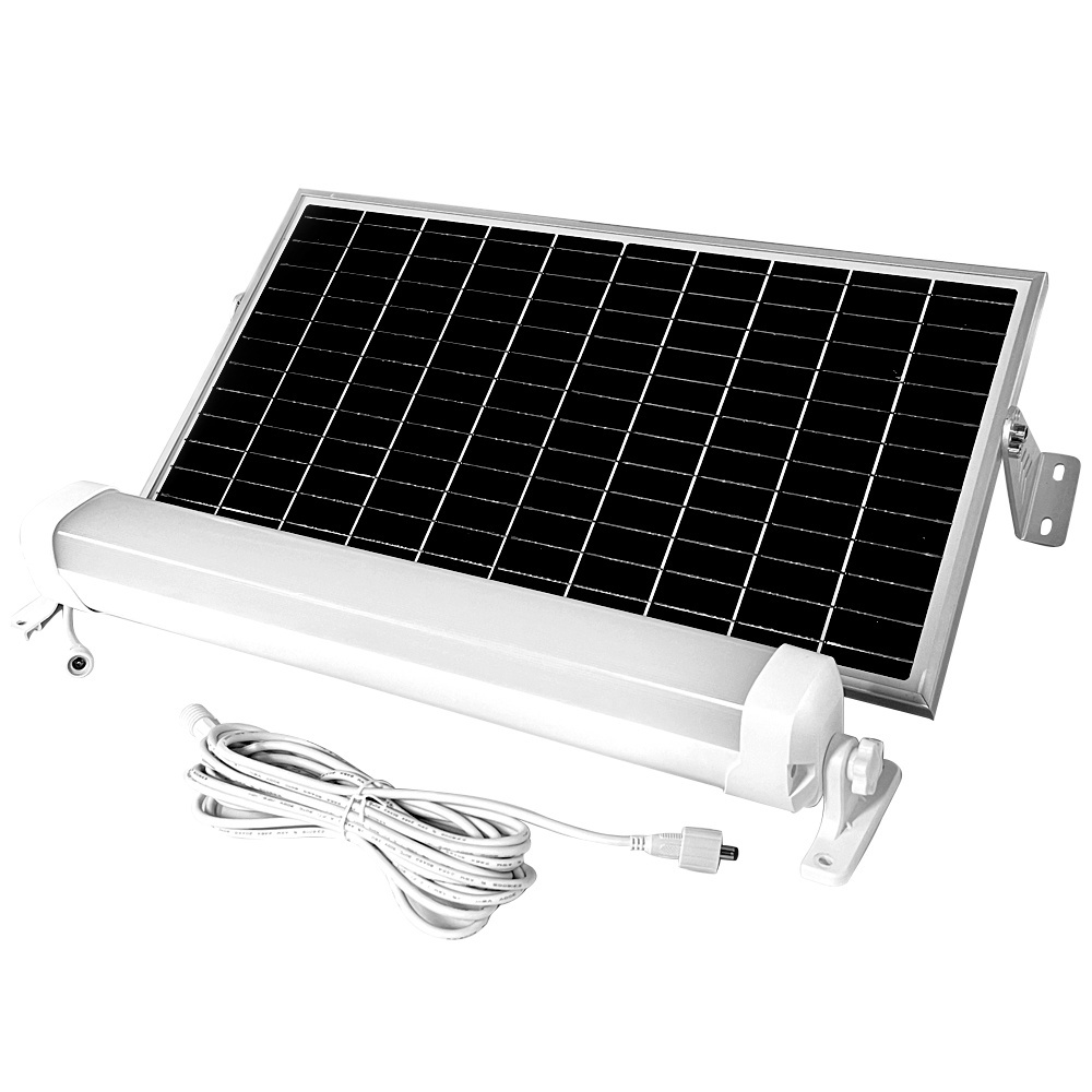 Solar batten light Farm shed light led tri-proof light outdoor energy saving indoor use