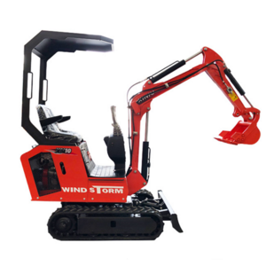 0.02cbm XN10 China Mini Excavator Equipped with Standard Boom or Swing Boom for Agricultural Construction