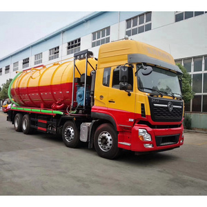 Vacuum pump truck for sewage suction 4m3 septic pumper truck