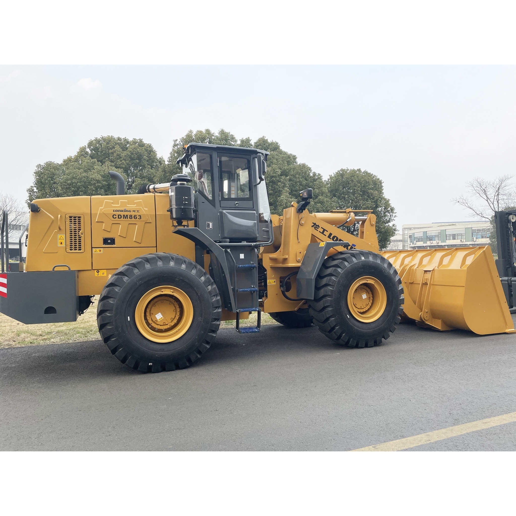 China New Lonking Wheel Payloader CDM863N 6 ton Front Tractor Truck for sale