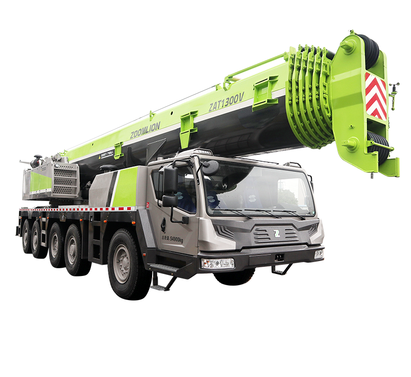 Chinese Top Rankig ZAT1300V 130 ton rough terrain telescopic hydraulic mobile truck crane